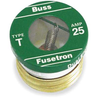 Fuse,6-1/4A,T,125VAC,Screw-In,
