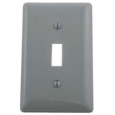 Wall Plate,Switch,1Gang,Gray