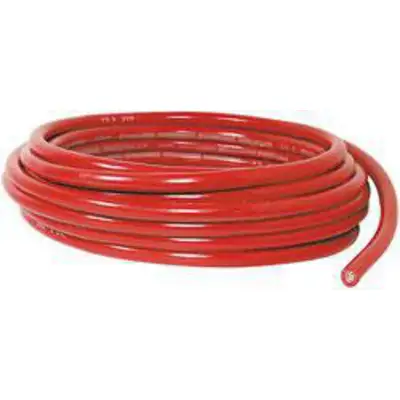 Batt Cable 4GA Pos/Red 100'