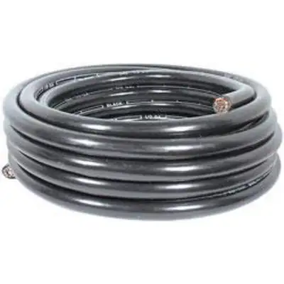 Batt Cable 1/0 Neg/Blk 100FT