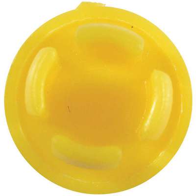 Plugs, Yellow Plastic Hdpe