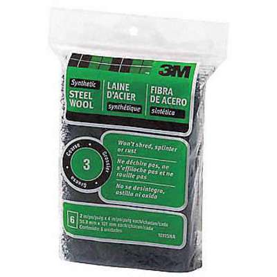 Synthetic Steel Wool Pads,Crs,#3,PK18