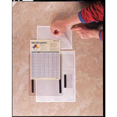 Document Holder,Clear,5 x 8 In,