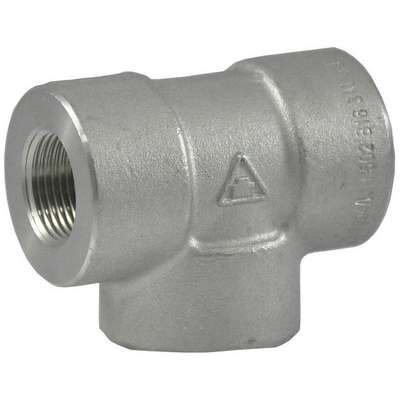 Tee,1 1/4 In,304 Stainless