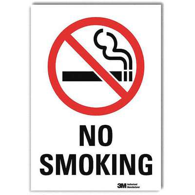 No Smoking Sign,14x10 In.,