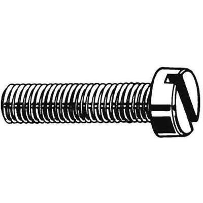 1/4-20 x 5/8" Slotted Oval Head Machine Screws Stainless Steel 18-8 Qty 100