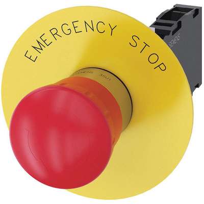 Push Button,22mm,Red,Metal