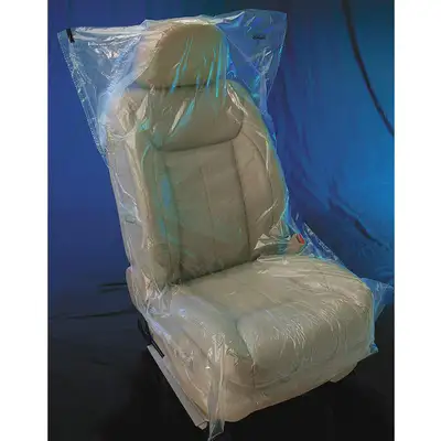 Seat Cover,Plastic,Pk 250