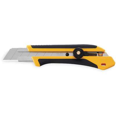 Snap-Off Knife,7 1/2 In,Yellow/