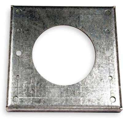 4x4" Galvanized Electrical Junction Box Cover With Cut Out 917-H 
