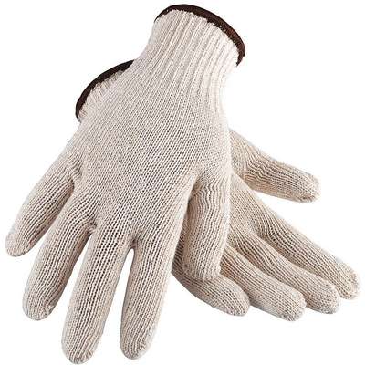 Knit Glove,Cotton,L,Pr