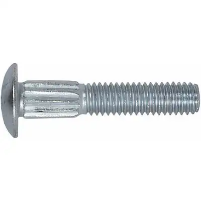 PK50, 2 in Pack of 2 3/8-16 Carriage Bolt 