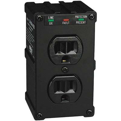 Surge Protector,15A,2 Outlet,