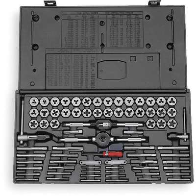 Tap And Die Set,75 Pc,Carbon