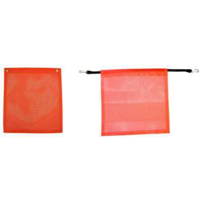 18"X18" Safety Flag W/Bungee