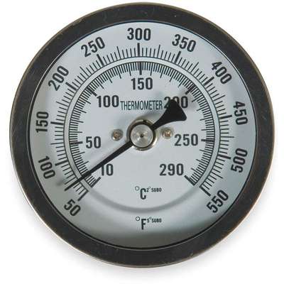 Dial Thermometer, 3",50-550D F