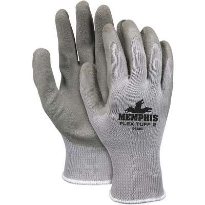Coated Gloves,3/4 Dip,M,9-1/2",