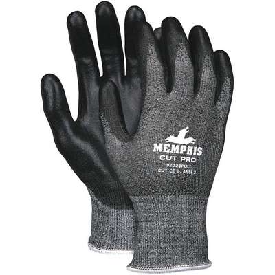 Cut Gloves,XL,Blk/Salt And