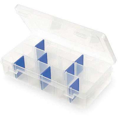 Compartmented Plastic Boxes, Clear, Flambeau