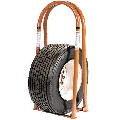 Tire Inflation Cage,Yellow,