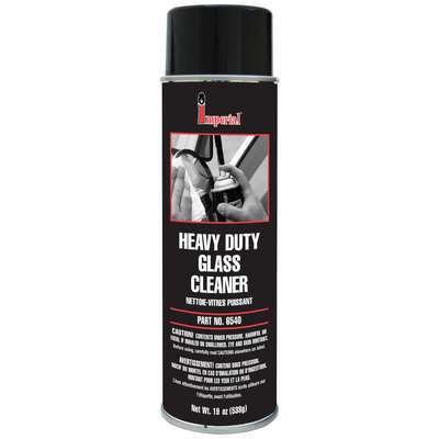 Imperial Heavy Duty Glass Cleaner, 19 oz. Aerosol Can, Foam | Imperial