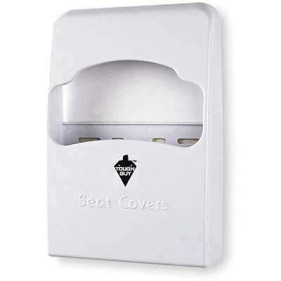 921178 8 1 4 Fold Toilet Seat Cover Dispenser Holds 200 Covers White Imperial Supplies - Folded Toilet Seat Cover Dispenser