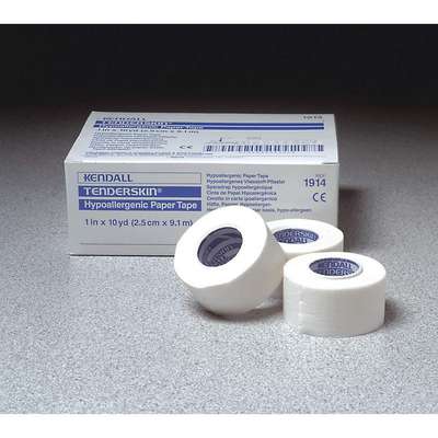 Paper Tape,White,1 In. W,10 Yd.