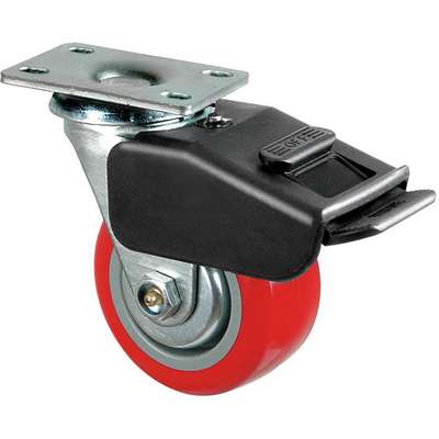 Swivel Plate Caster,Poly,5 In.,