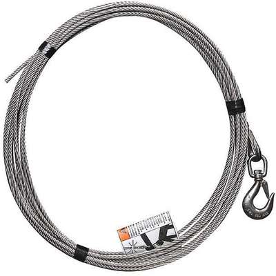 Y・O 927253-7 Oz Lifting Products Cable Assembly, Stainless Steel, 1/4