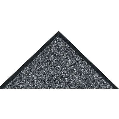 Carpeted Entrance Mat,Gray,2ft.