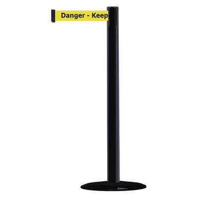 Barrier Post With Belt,Pvc,
