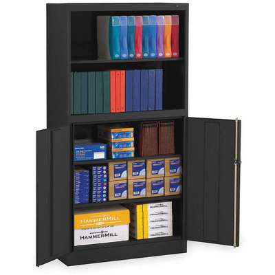 Bookcase Storage Cabinet,Black