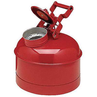 Safety Can,2.5 Gallon,Steel,Red