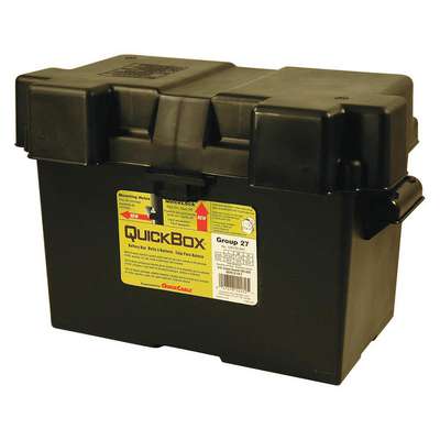 Battery Box,Black,16-7/64" L