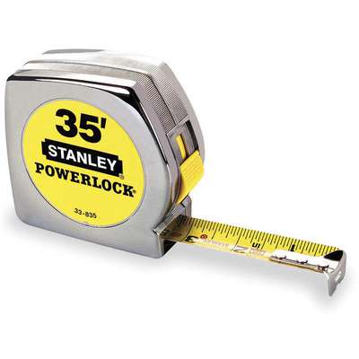 912057-6 35 ft. Steel SAE Tape Measure, Chrome | Imperial Supplies