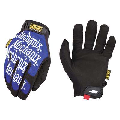 Mechanics Gloves,Full,Blue/