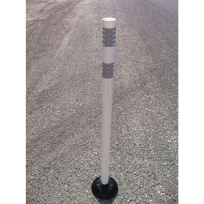 Delineator Post,White,Hdpe,48