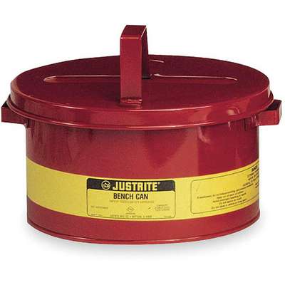 Bench Can,3 Gallon,Steel