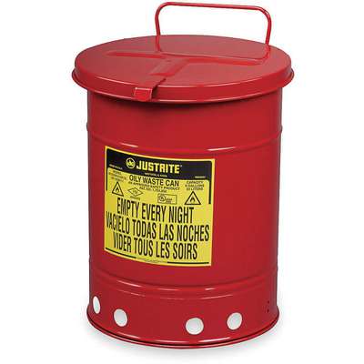 Safety Cans,21 Gallon,Hand Lift,Red