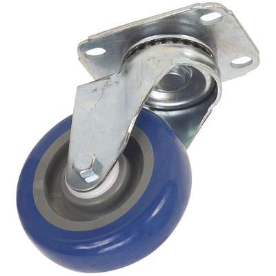 Swivel Plate Caster,Poly,5 In.,