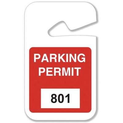 Parking Permits,Rearview,801-