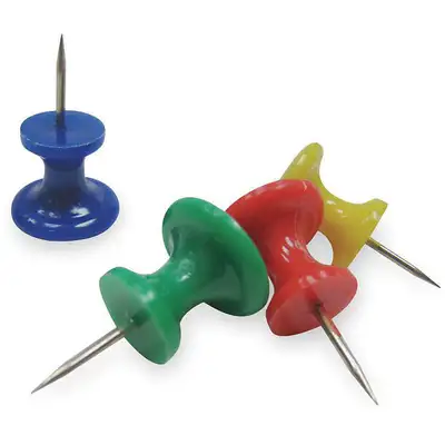 912806-9 Assorted Push Pins, 1 Length