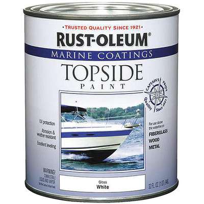Topside Paint,White,Alkyd