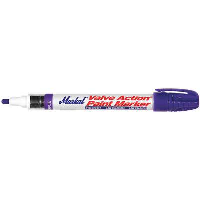 Markal 96817 Valve Action Liquid Paint Marker with 1/8 Bullet Tip, Purple,  1 Each 