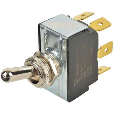 Toggle Switch 125V,15A Dpdt