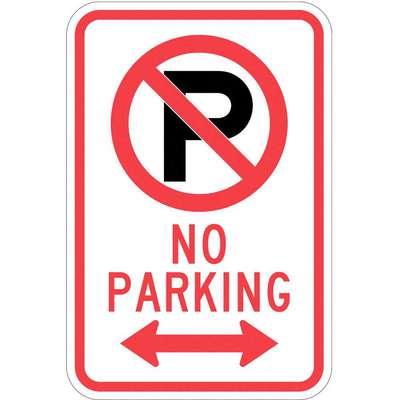 Sign,No Parking,18 x12 In