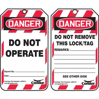 Lockout Tag,Danger Do Not