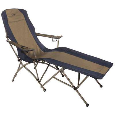 Folding Lounge Chair,Blue/Gray,