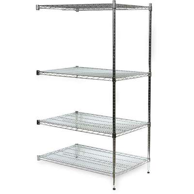 Wire Shelving,Add-On,74" H,