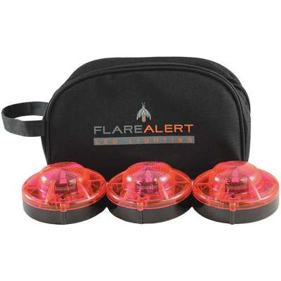 LED Road Flare Kit,0.5 Watt,Red